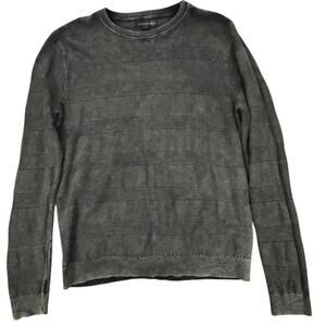 Express Men’s Charcoal Gray Textured Sweater Size S